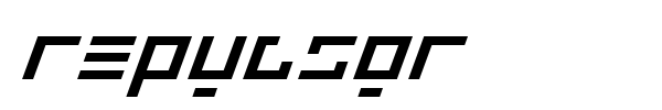Repulsor font preview