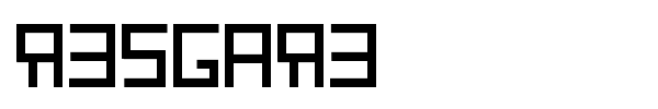 Resgare font