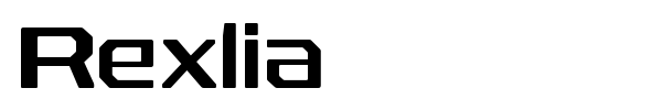 Rexlia font