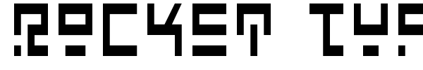 Rocket Type font preview