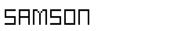 Samson font