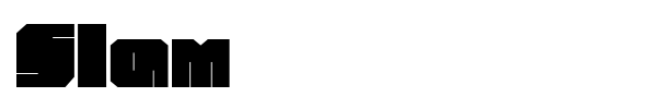 Slam font