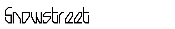 Snowstreet font
