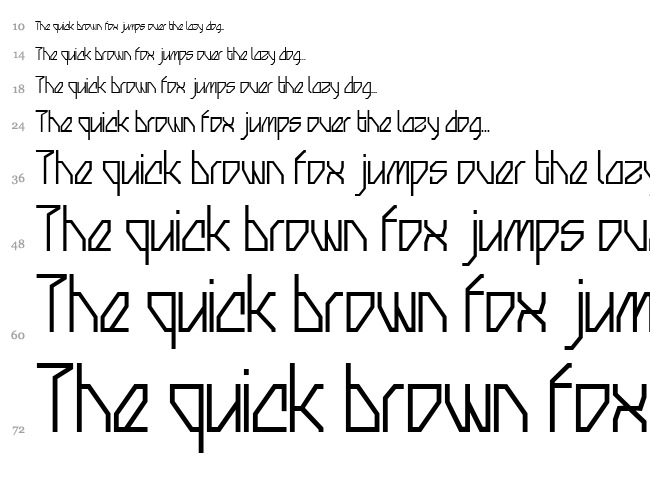 Snowstreet font waterfall