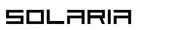 Solaria font