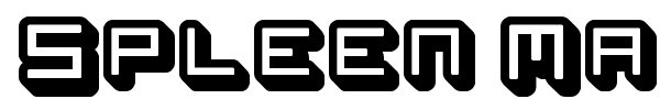 Spleen Machine font