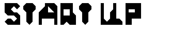 Start Up font