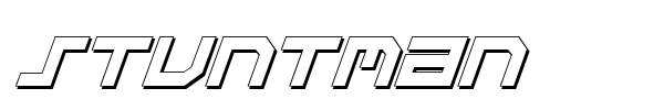 Stuntman font