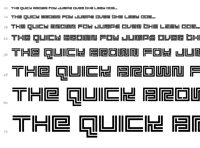 Supreme font waterfall