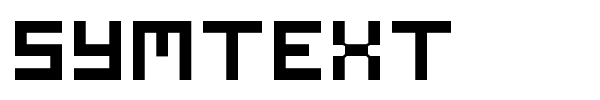 Symtext font