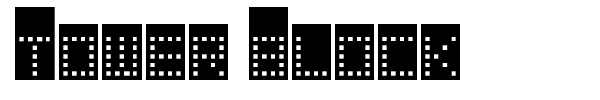 Tower Block font