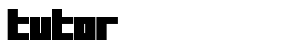 Tutor font