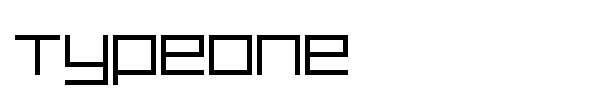 TypeOne font