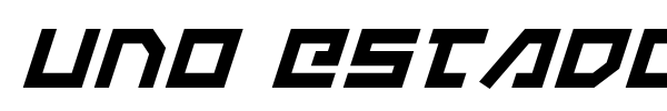 Uno Estado font