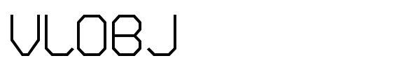 VLOBJ font