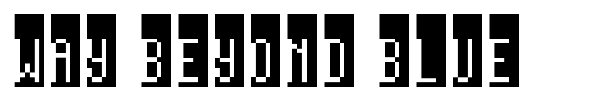 Way Beyond Blue font