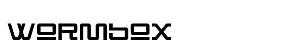 Wormbox font preview