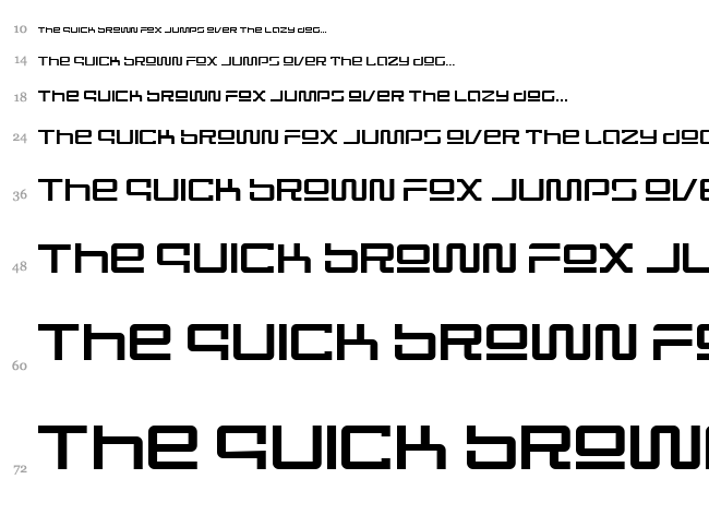 Wormbox font waterfall