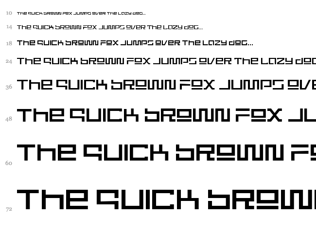 Wormbox font waterfall