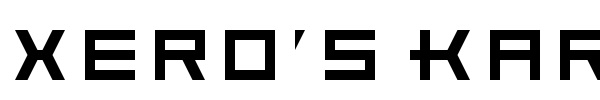 Xero's Karma font