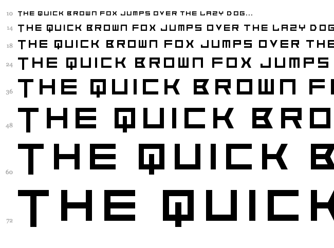 Xero's Karma font waterfall