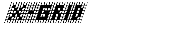 X-Grid font