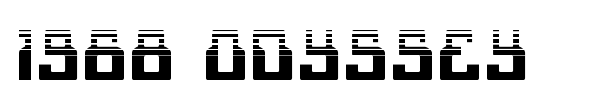 1968 Odyssey font preview