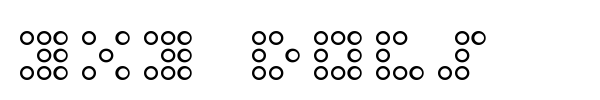 3x3 Dots font