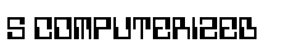 5 Computerized font