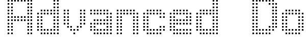 Advanced Dot Digital-7 font