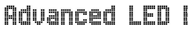 Advanced LED Board-7 font