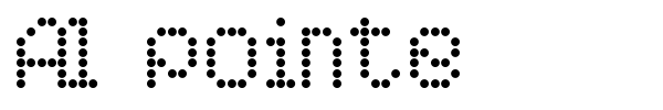 AI pointe font