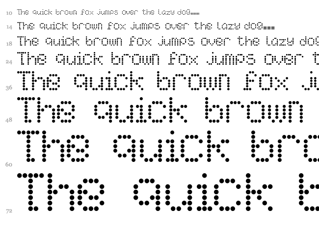 AI pointe font waterfall
