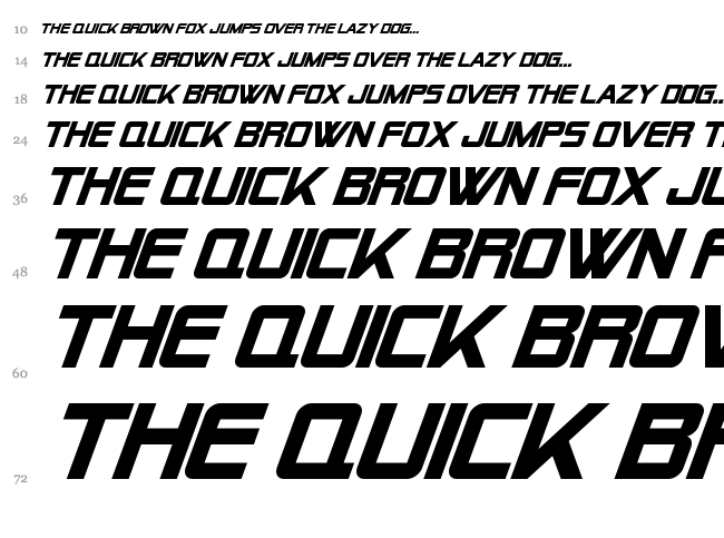 Alien Encounters font waterfall