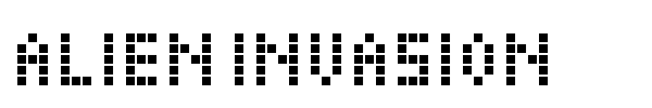 Alien Invasion font