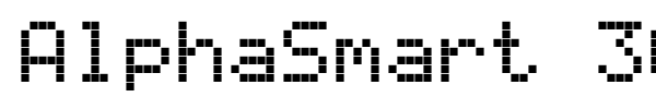 AlphaSmart 3000 font