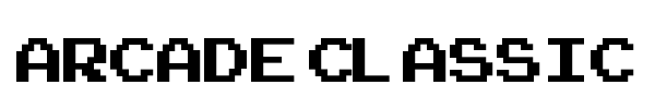 Arcade Classic font
