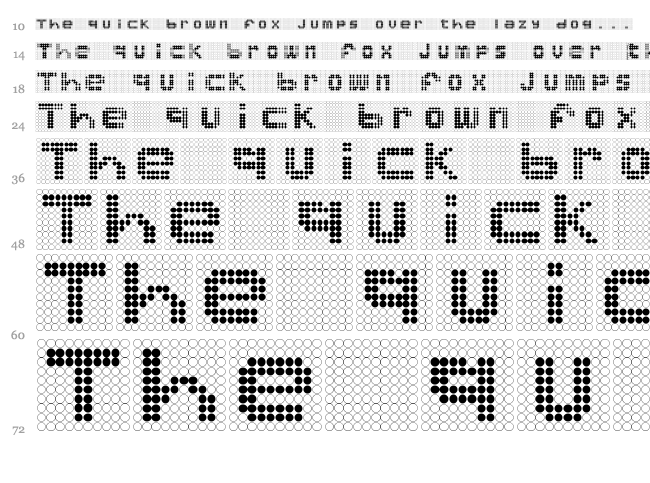 Ballplay font waterfall