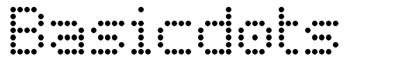 Basicdots font