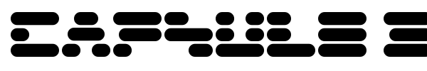 Capsule 3 font