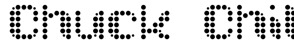 Chuck Chillout font