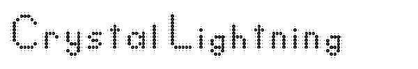 Crystal Lightning font