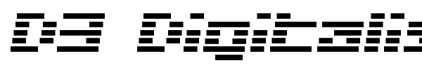 D3 Digitalism font