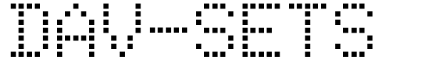 DAV-Sets font