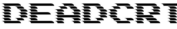 DeadCRT font