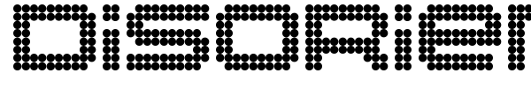 Disorient font
