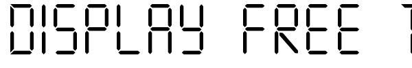Display Free TFB font
