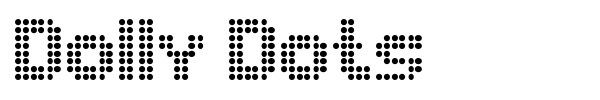 Dolly Dots font
