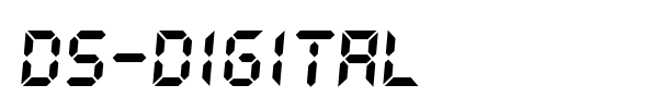 DS-Digital font