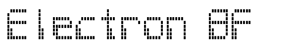 Electron 8F font